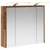 vidaXL Dulap cu oglindă pentru baie Lemn vechi 73,5 x 16 x 62,5 cm