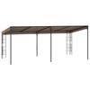 vidaXL Pavilion montat pe perete, gri taupe, 6 x 3 m, material textil