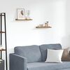 vidaXL Raft de perete cu raft 2 pcs Maro 40 x 9 x 3 cm Lemn compozit