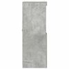 vidaXL Servantă, gri beton, 81x37x100 cm, lemn compozit