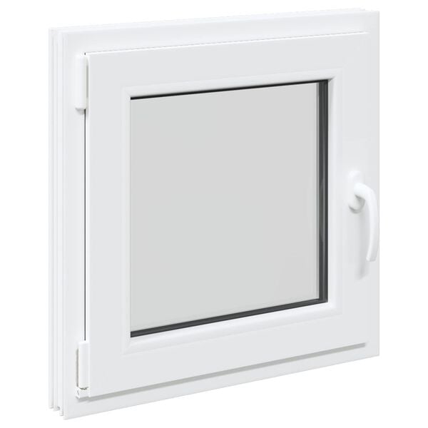 Fereastră pentru subsol Manual RISOR Alb 50 x 50 cm PVC și Sticlă