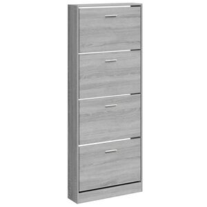vidaXL Pantofar, gri sonoma, 59x17x150 cm, lemn prelucrat