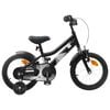 vidaXL Bicicletă pentru Copii 14 Inci pentru 3-5 ani Negru