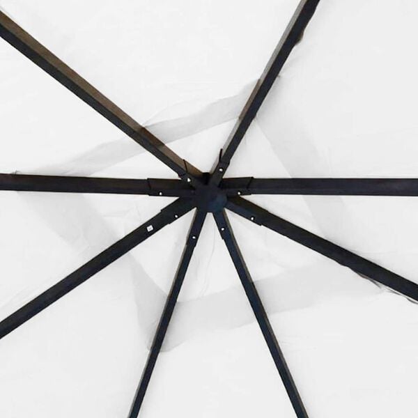 vidaXL Pavilion, alb, 4x4x3 m, 180 g/m&sup2;