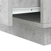 vidaXL Dulap de noapte cu sertar 2 pcs Gri din beton 39 x 34,5 x 50 cm
