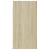 vidaXL Comode TV, 2 buc., stejar Sonoma, 30,5x30x60 cm, lemn prelucrat
