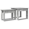 vidaXL Set de măsuțe de cafea 2 buc. Gri din beton 50 x 52 x 42 cm