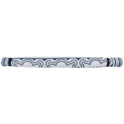 Esschert Design Covor de exterior, albastru & alb, 151,5 cm, OC23