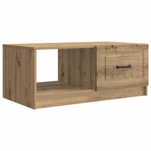 vidaXL Masă de cafea Stejar Artizanal 90 x 50 x 37 cm Lemn prelucrat