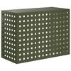 vidaXL Husă pentru aer condiționat Verde măsliniu 110 x 50 x 80 cm