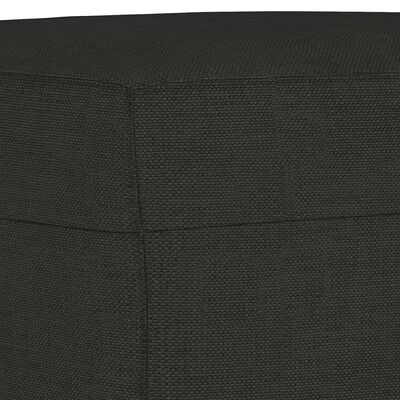 vidaXL Taburet, negru, 60x50x41 cm, material textil