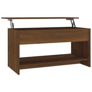 vidaXL Măsuță de cafea, stejar maro, 102x50x52,5 cm, lemn prelucrat