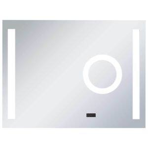 vidaXL Oglindă cu LED de perete de baie, cu senzor tactil, 80 x 60 cm