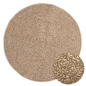 vidaXL Covor ZIZUR aspect iută, 90 cm, pentru interior și exterior