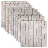 vidaXL Plăci de mosaic Crem 30 x 30 cm Marmură