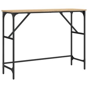 vidaXL Măsuță consolă, stejar sonoma, 100x32x75 cm, lemn prelucrat