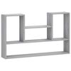 vidaXL Raft de perete Sonoma gri 100 x 17 x 60 cm Lemn prelucrat