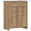 vidaXL Dulap pentru baie stejar artizanal, 60x33x80 cm, lemn prelucrat