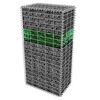 vidaXL Pietre gabion sticlă 60-120 mm 25 kg, Verde