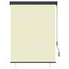 vidaXL Jaluzea tip rulou de exterior, crem, 120 x 250 cm
