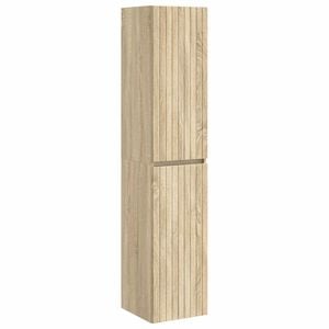 vidaXL Dulap Bathroom Montat pe Perete Stejar Sonoma