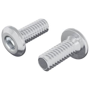 vidaXL Șurub cu Prindere 2 pcs Argintiu M6 x 15 mm Oțel