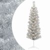 vidaXL Copac Artificial Slăb de Crăciun 150 cm 150 LED-uri Alb cald