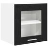 vidaXL Dulap suspendat Stejar Negru 40 x 31 x 40 cm Lemn prelucrat