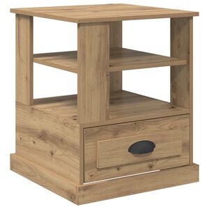 vidaXL Dulap de noapte Stejar Artizanal 50 x 50 x 60 cm Lemn prelucrat