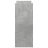 vidaXL Organizator birou, gri beton, 40x17x41 cm, lemn prelucrat