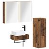 vidaXL Set de mobilier pentru baie 4 buc. Lemn vechi
