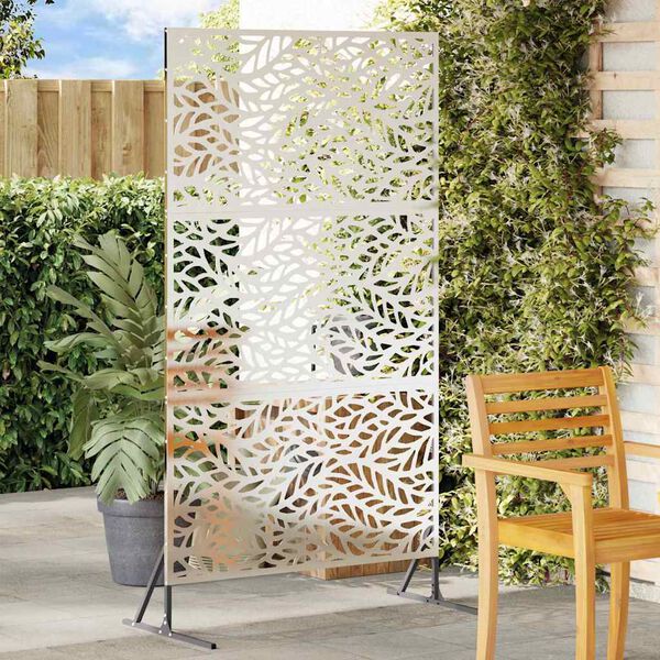 vidaXL Ecran de intimitate Gri 100 x 50 x 180 cm Oțel