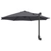vidaXL Parasol de Grădină Antracit 248 x 248 x 148 cm