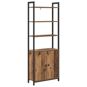 vidaXL Dulap pentru cărți 6 niveluri 60 x 24 x 161 cm Lemn prelucrat