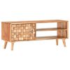 vidaXL Dulap TV, 100 x 30 x 40 cm, lemn masiv de acacia