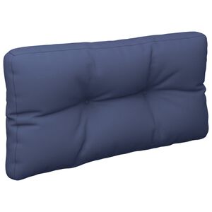 vidaXL Pernă de paleți, bleumarin, 120x40x12 cm, material textil