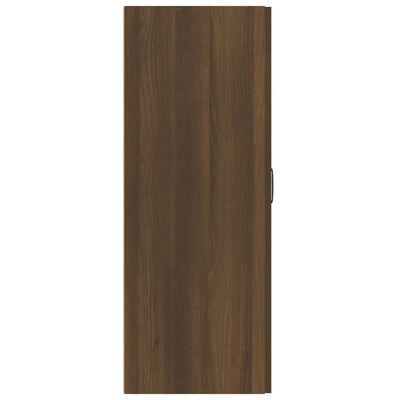 vidaXL Dulap suspendat, stejar maro, 69,5x34x90 cm, lemn prelucrat