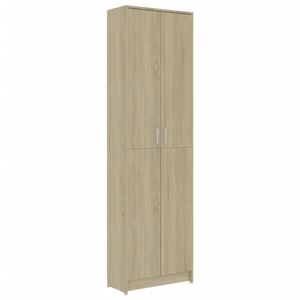 vidaXL Șifonier de hol, stejar sonoma, 55x25x189 cm, lemn prelucrat