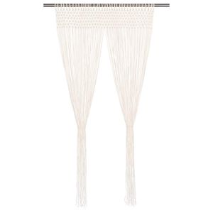 vidaXL Perdea macrame, 140 x 240 cm, bumbac