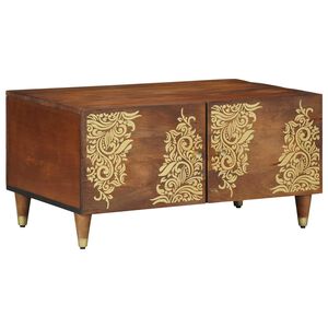 vidaXL Masă de cafea Maro miere 80 x 50 x 40 cm Lemn de mango solid