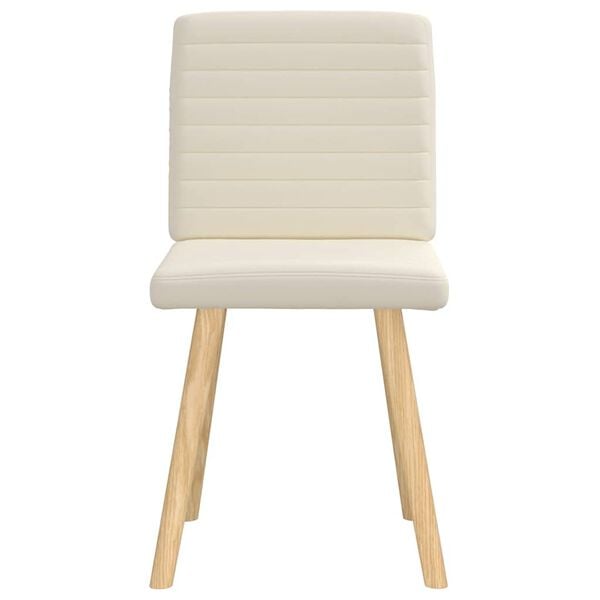 vidaXL Scaune de bucătărie, 2 buc., pânză