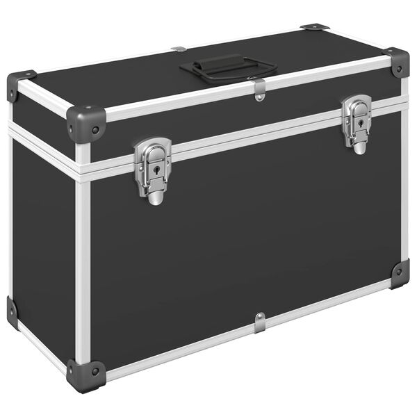 vidaXL M&acirc;nere pentru dulap Negru 85 x 45 mm Metal