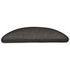 vidaXL Covorașe scări autoadezive 30 buc antracit 56x17x3 aspect sisal