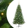 vidaXL Brad de Crăciun cu 150 LED cu suport Verde 150 cm PE