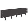 vidaXL Margine pentru gazon 10 buc. 100 x 30 cm Oțel Negru