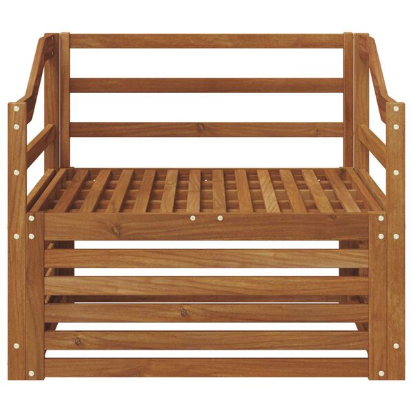vidaXL Set de canapele de exterior Lemn Solid de Acacia natural