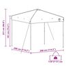 vidaXL Cort Canopy Pop-up Portocaliu 300 x 300 cm țesătură