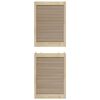 vidaXL Ușă de Dulap cu ușă 2 pcs natural 140.5 x 2.1 x 49.5 cm