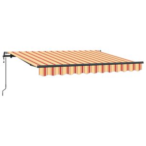 vidaXL Cortina Retractabilă Galben 350 x 200 cm țesătură