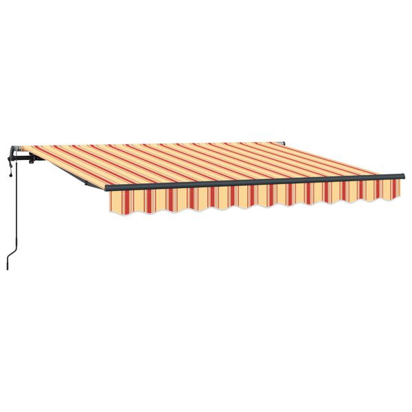 vidaXL Cortina Retractabilă Galben 350 x 200 cm țesătură